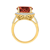 14K Yellow Gold~Garnet, 10K Yellow Gold~Garnet