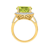14K Yellow Gold-Peridot, 10K Yellow Gold-Peridot