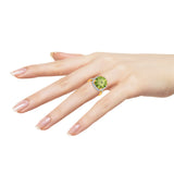 14K Yellow Gold-Peridot, 10K Yellow Gold-Peridot