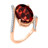 14K Rose Gold~Garnet, 10K Rose Gold~Garnet