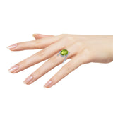 14K White Gold-Peridot, 10K White Gold-Peridot, Sterling Silver-Peridot