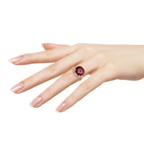 14K Rose Gold~Garnet, 10K Rose Gold~Garnet