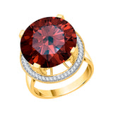 14K Yellow Gold~Garnet, 10K Yellow Gold~Garnet