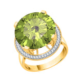 14K Yellow Gold-Peridot, 10K Yellow Gold-Peridot