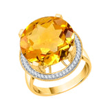 14K Yellow Gold~Citrine, 10K Yellow Gold~Citrine