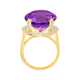 14K Yellow Gold~Amethyst, 10K Yellow Gold~Amethyst