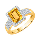 14K Yellow Gold~Citrine, 10K Yellow Gold~Citrine