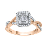 14K Rose Gold~GH | I2-I3, 10K Rose Gold~GH | I2-I3,14K Rose Gold~JK | SI2-I1, 10K Rose Gold~JK | SI2-I1,14K Rose Gold~IJ | I1-I2, 10K Rose Gold~IJ | I1-I2