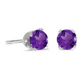 14K White Gold~Amethyst