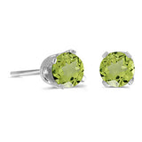 14K White Gold~Peridot
