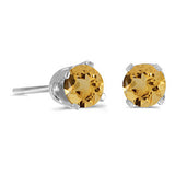 14K White Gold~Citrine