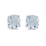 14K White Gold~Aquamarine