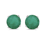 14K White Gold~Emerald