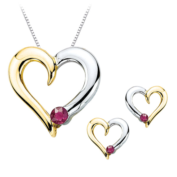 10K White and Yellow Gold
