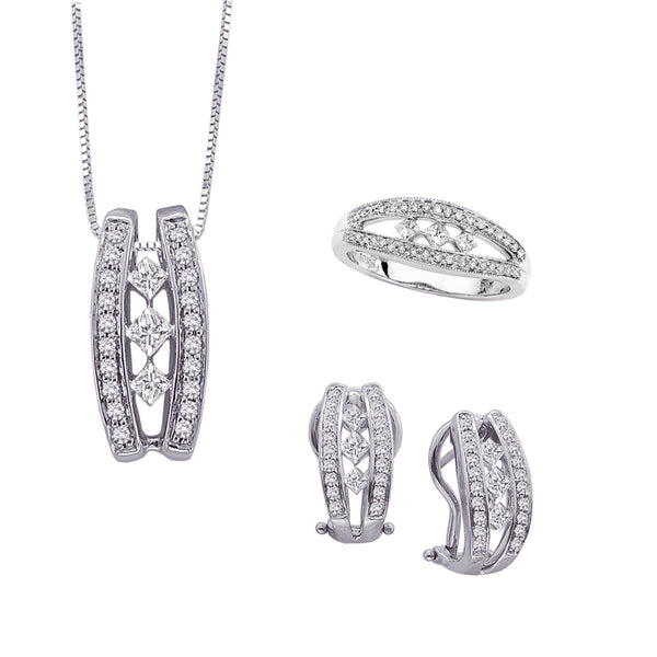 14K White Gold