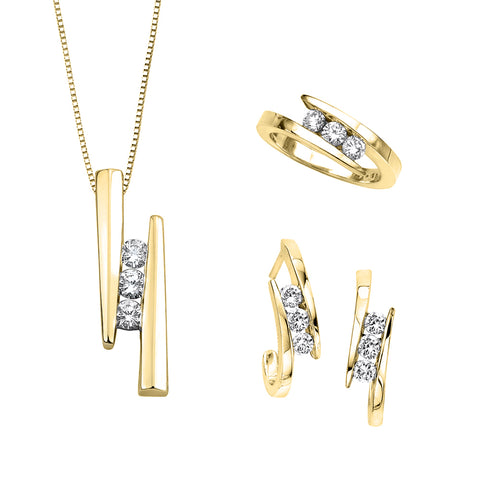 KATARINA 3 Diamond Jewelry Set