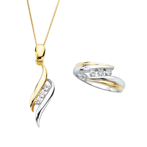 KATARINA 3 Diamond Jewelry Set (1/2 cttw)