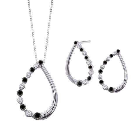 KATARINA Black and White Alternating Diamond 