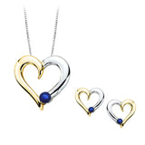 10K White and Yellow Gold