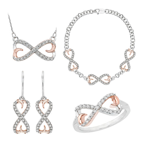 KATARINA Diamond Infinity Jewelry Set (7/8 cttw)