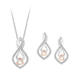 Two Tone Sterling Silver