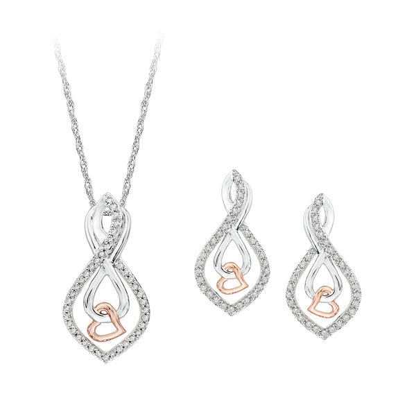 Two Tone Sterling Silver