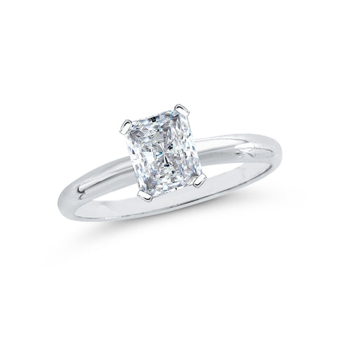 0.5 ct. G - VS2 Radiant Cut Diamond Solitaire Engagement Ring in 14k Gold
