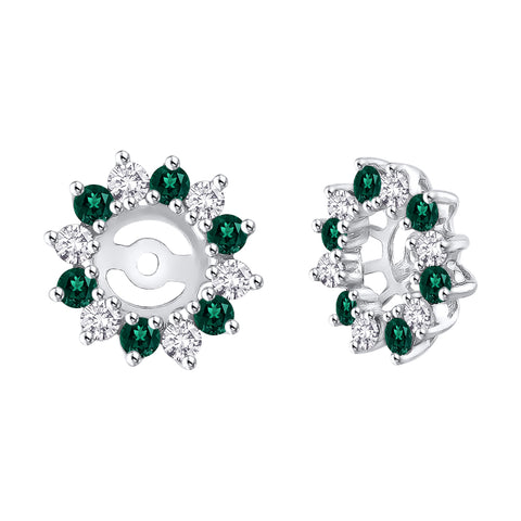 KATARINA Diamond and Gemstone Earring Jackets (5/8 cttw IJ, I1)