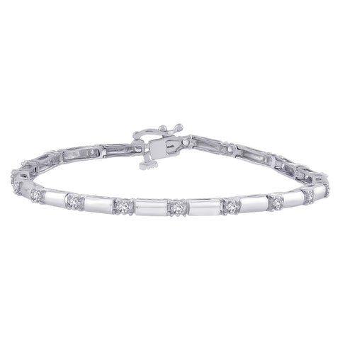 KATARINA Diamond Tennis Link Bracelet (1/2 cttw)