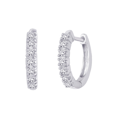 KATARINA Diamond Huggie Earrings (1/4 cttw)