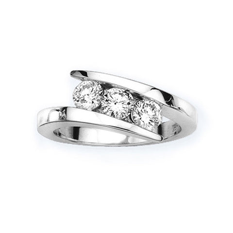 KATARINA 3 Diamond Promise Ring (1 cttw)