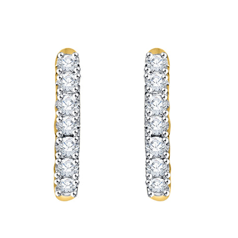 KATARINA Diamond Huggie Earrings (1/4 cttw)