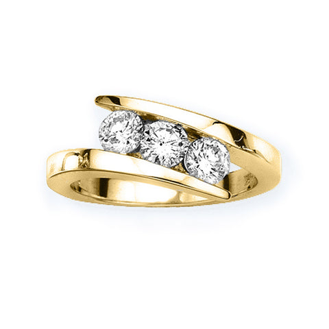 KATARINA 3 Diamond Promise Ring (1 cttw)