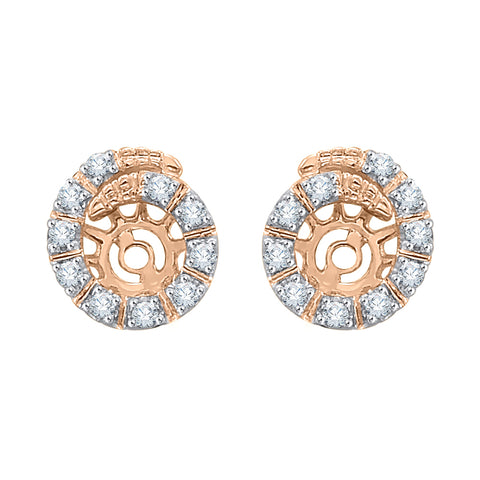 KATARINA Diamond Earring Jackets (1/6 cttw)