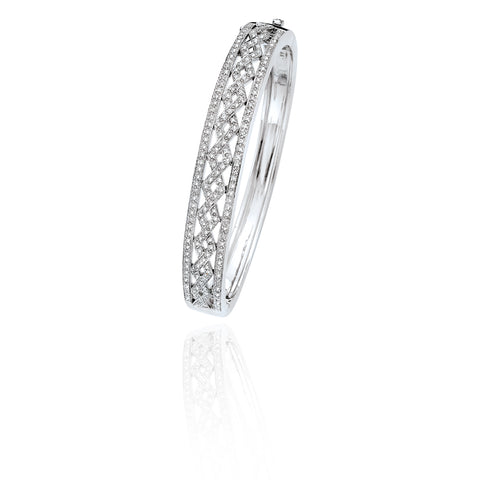KATARINA Diamond Bangle Bracelet (1 cttw)