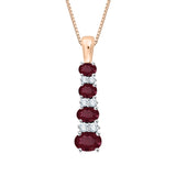 10K Rose Gold~Ruby