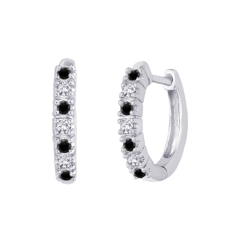 KATARINA Diamond Huggie Earrings (1/4 cttw GH, I2/I3)