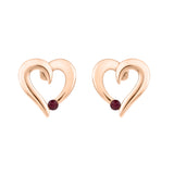 10K Rose Gold~Ruby