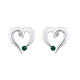 10K White Gold~Emerald