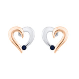 14K White and Rose Gold~Blue Sapphire, 10K White and Rose Gold~Blue Sapphire