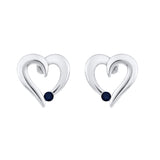 14K White Gold~Blue Sapphire, 10K White Gold~Blue Sapphire