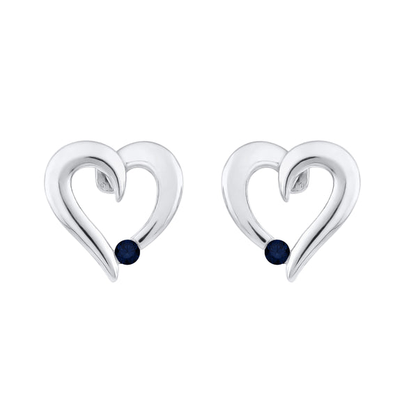 14K White Gold~Blue Sapphire, 10K White Gold~Blue Sapphire