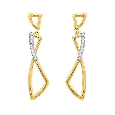 KATARINA Diamond Fashion Earrings (1/10 cttw)