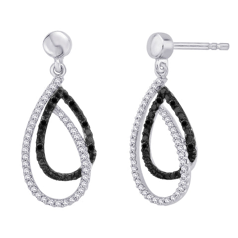 KATARINA Diamond Fashion Earrings (3/8 cttw, GH-I2-I3)