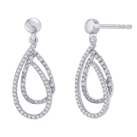 KATARINA Diamond Fashion Earrings (3/8 cttw, GH-I2-I3)