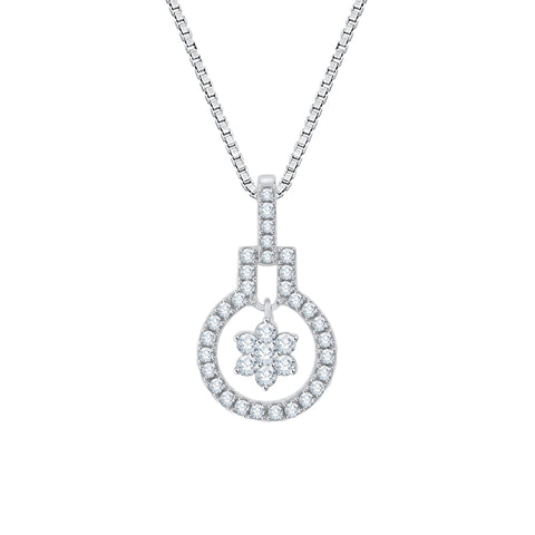 KATARINA Diamond Fashion Pendant Necklace (1/4 cttw GH, I2/I3)