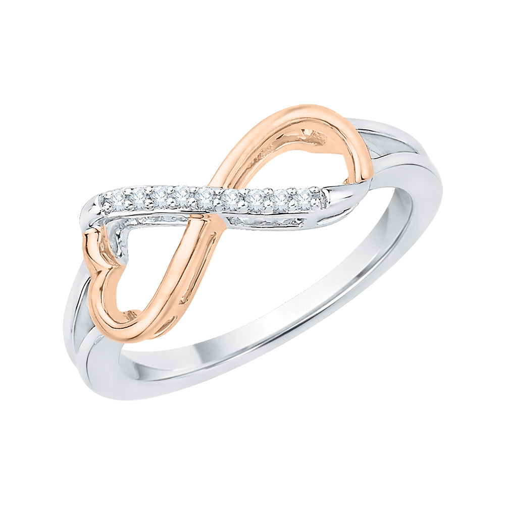 Heart Shaped Infinity Diamond Ring | Jewelry by Johan