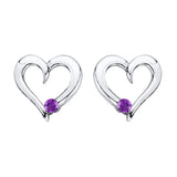 10K White Gold~Amethyst