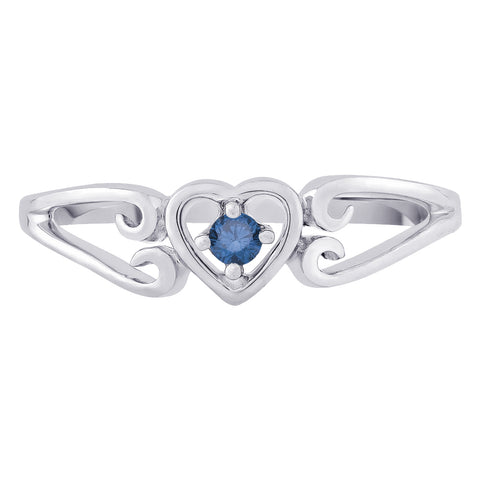 KATARINA Diamond Heart Promise Ring (1/20 cttw)