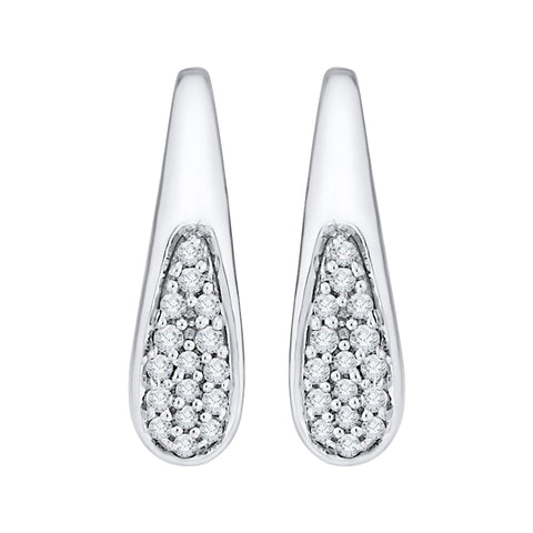 KATARINA 1/10 cttw Diamond Fashion Earrings GH-I2-I3